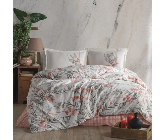 Lenjerie de pat ranforce clasy king size (aprila) Lenjerie de pat ranforce clasy king size (aprila)
